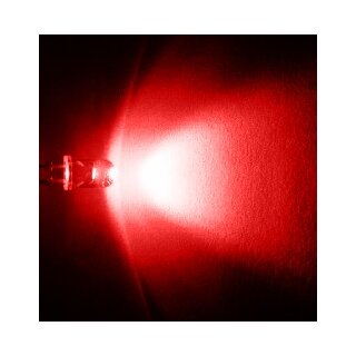 20 LEDs ROT 5mm wasserklar rote LED Leuchtdioden red rouge rosso 