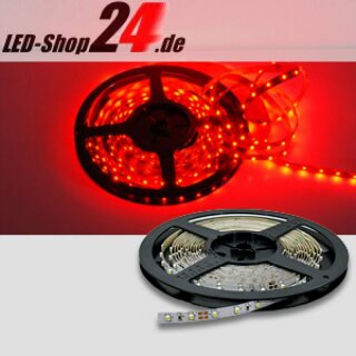 wasserdichter LED-Streifen rot 12V IP54 - 300 Lumen/m