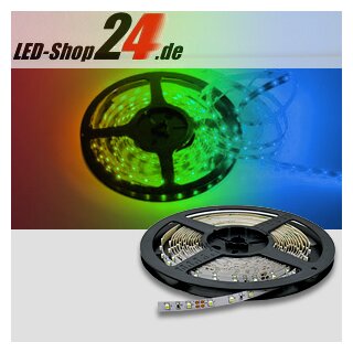 LED-Streifen RGBW 24V (4-Kanal) RGBW kaltweiß 2-LEDs